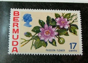 Estampilla Bermudas Scott# 322 Flor de la Pasión 1975 MNH L487 - Imagen 1 de 1