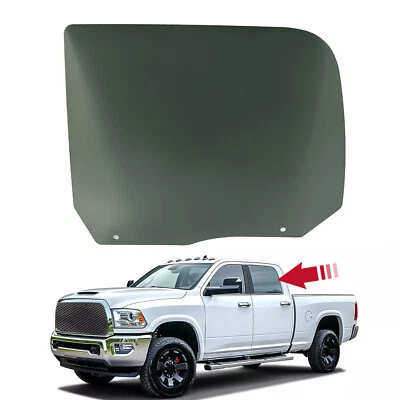 For 2009-2024 Dodge RAM 1500 2500 3500 Crew Driver Left Rear Door Window Glass Foto 1 de 4