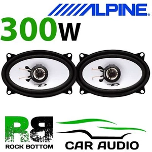 ALPINE PORSCHE 924 1975-89 4x6" 2 way 300 Watts Car Coaxial Front Door Speakers - Picture 1 of 1