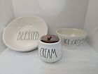 Rae Dunn by Magenta “Blessed Bowl, Ice Cream  & Cream" ( 3 pack).