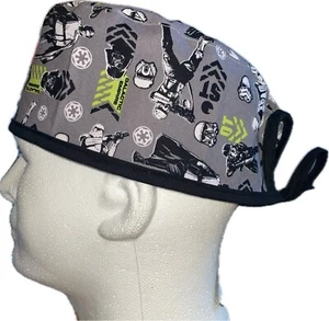 Star Wars Galactic Empire Grey Scrub Hat Chemo Cap - Picture 1 of 4