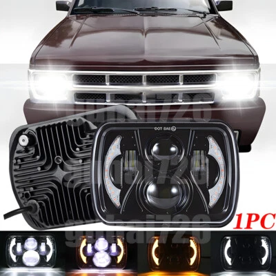 Faro LED 7x6" 5x7 cuadrado con DRL alto/bajo para Chevrolet S10 Blazer 1983-1994 Foto 1 de 4