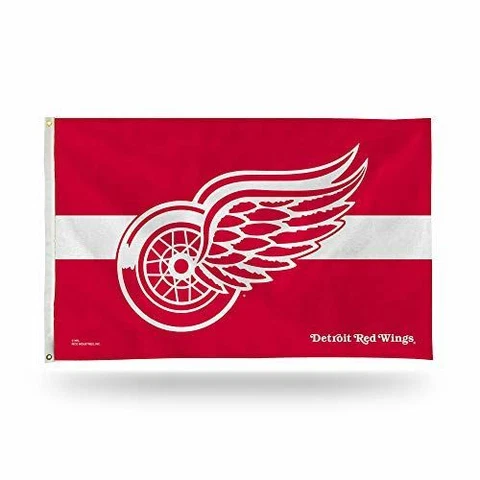 Detroit Red Wings Striped Flag - 3 x 5 Foot Flag Cover
