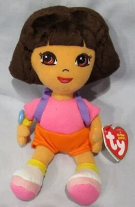 TY Beanie Baby / DORA the Explorer 7" - Retirado - NUEVO con ETIQUETAS COMO NUEVO - Imagen 1 de 2