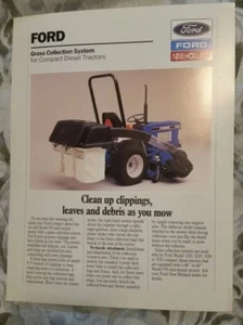 Ford 1220 Tractor Grass Collection Brochure sheet - Picture 1 of 2