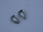 2 x Stainless Steel Wire/Rope Thimbles available sizes 2mm,3mm,4mm