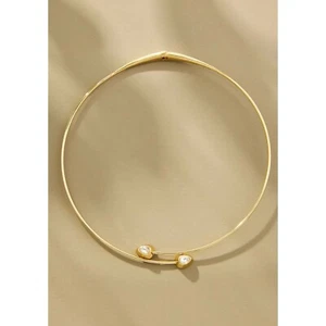 Collar de cristal Anthropologie cuello abierto - Imagen 1 de 7