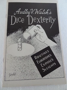 Audley Walsh's DICE DEXTERTY - Book on Dice Magic - Picture 1 of 10