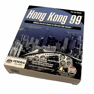 Hong Kong 99 Additional Scenery For Microsoft Flight Simulator Big Box Pc Game - Image 1 of 4