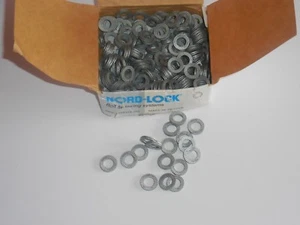 (10 PAAR) NEUE NORD-LOCK NL6 (M6) VIBRATIONSFESTE SICHERUNGSSCHEIBEN - Bild 1 von 2