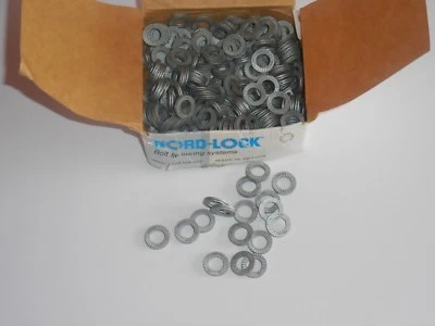 (10 PAIRS) NEW NORD-LOCK NL6 (M6) VIBRATION PROOF LOCK WASHERS