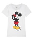 Maglietta Topolino Stile Grattachecca Mickey Mouse Bleeding Eyes T-Shirt Girl