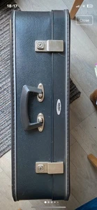 Foxcroft Vintage Mid-Century Hard Case Suitcase - Picture 1 of 5