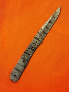 ALABAMA DAMAST STAHL KNÜPPEL KLINGE ROHLING, MESSERHERSTELLUNG ZUBEHÖR - 7-1/4" OAL - Bild 1 von 4