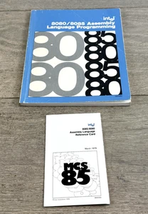 1979 Intel 8080/8085 Assembly Language Programming Manual & Ref Card - Picture 1 of 20