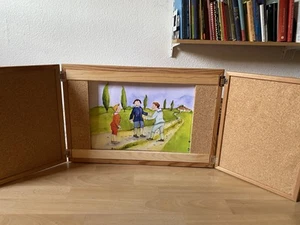 Kamishibai Erzähltheater (diy) mit 2 Sets Erzählkarten (neu) Grimm Märchen - Bild 1 von 12