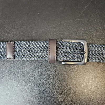 Cinturón tejido flexible elástico Nike para hombre talla 36 azul gris golf atletismo Foto 1 de 3