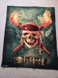 Disneystore Pirates of the Caribbean Dead Man's Chest Throw Blanket 50 X 60 Used - Picture 1 of 6