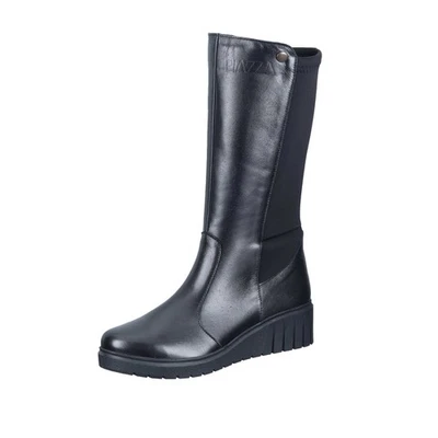 Piazza,Damenstiefe,schwarz,Leder/stretch Gr,37 - 41