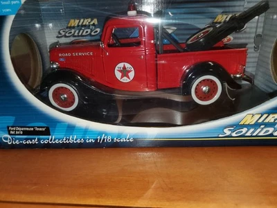 Mira By Solido Ford Depanneuse Texaco Road Service Tow Truck Red 1 18 - Image 1 of 3