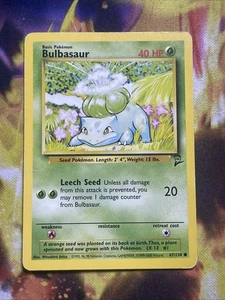 Pokemon BASE SET 2 Card 67/130 Bulbasaur - Bild 1 von 2