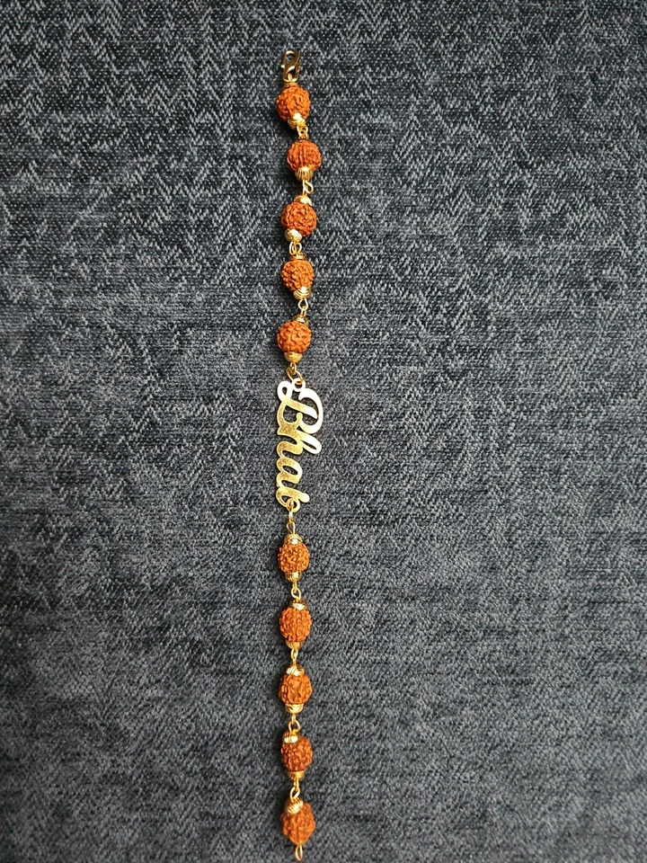 Rudraksha bracelet For The Brother. Best Way To Say I love You To Your Brother - Imagem 1 de 1