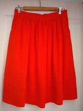 NWT Eliane Rose trendy red color knee length skirt, size 8