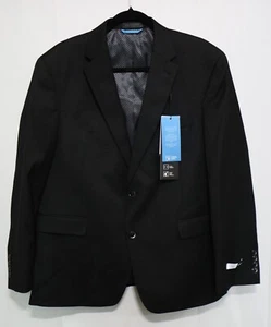 Van Heusen Cool Flex Men's Suit Jacket, Black, 44 Short Slim Fit - Picture 1 of 16
