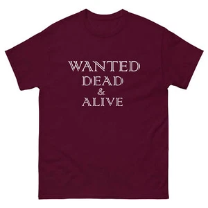 Abbigliamento personalizzato - T-shirt morta o viva - testo bianco - Foto 1 di 17