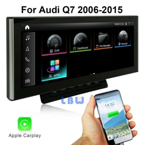 Android 12 Car GPS Radio Video Navigation Wireless Carplay For Audi Q7 2006-2015 - Picture 1 of 12