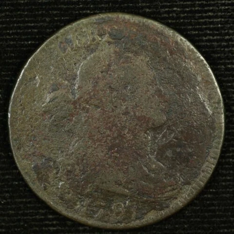 1797 Draped Bust  Large  Cent   #A7-97    (1796-1807) Cover