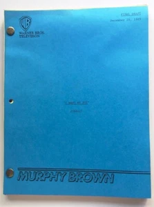 Guión original de Murphy Brown ""I Want My FYI"" temporada 2 Candice Bergen 1990 - Imagen 1 de 1