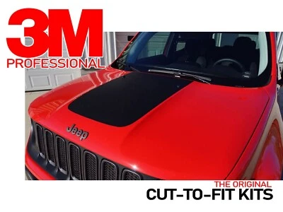 Hood Stripe fits 2014-2023 Jeep Renegade Trailhawk Vinyl Decal Graphic 3M Foto 1 de 4