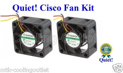 2x new Replacement Fans for Cisco SG300-28P SG500-28P  - Image 1 of 4