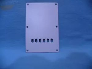 GUITARRA BLANCA 1 CAPA TRÉMOLO CAVIDAD CUBIERTA PARA STRATOCASTER PIEZA ESTILO ENVÍO EE. UU. - Imagen 1 de 4