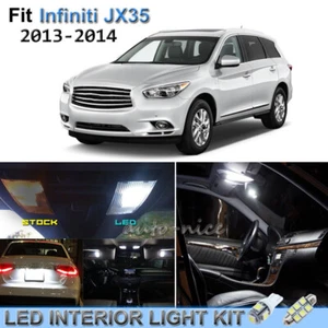 12pcs Bright White Interior LED Lights Package Kit For 2013-2014 Infiniti JX35 - Picture 1 of 10