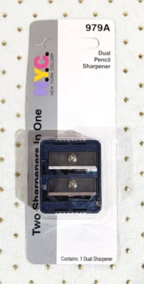 NYC двойной точилка супер JUMBO карандаши заточки два размера карандаша ~ 979A ~ новый - Изображение 1 из 2