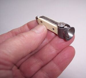 Vintage 1940s Miniature CIGAR CUTTER Fob Style