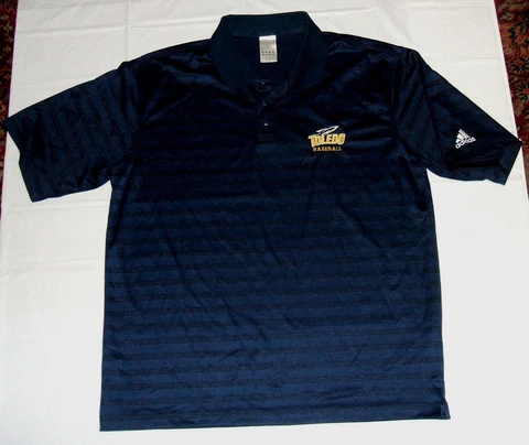 Toledo Rockets Baseball adidas ClimaLite Large Polo Shirt Polyester Embroidered Cover