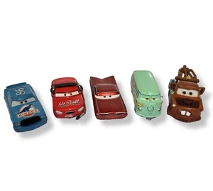 Disney Pixar Cars Lot Of 5 McQueen Chick Chief No Stall Ramone Fillmore Mater - Picture 1 of 14