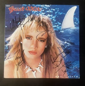 GRAN BLANCO FIRMADO por 5 UNA VEZ MORDIDO VINILO LP JACK RUSSELL KENDALL LARDIE DESBROW - Imagen 1 de 4