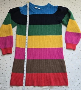 Gap Kids Happy Stripe Knit Sweater Dress. Size XL (Age 12) - Picture 1 of 4