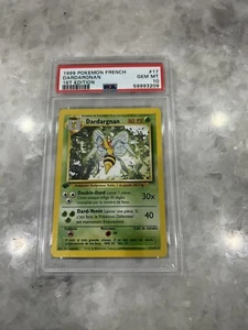 PSA 10 Beedrill Dardargnan - 1999 Pokemon FRENCH Base Set 1st Edition 17/102 - Picture 1 of 2
