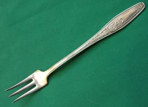 "Twenty" silverplate nat'l Cocktail Fork (S) - Picture 1 of 4
