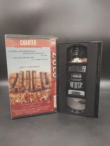 Zulu VHS 1987 War Epic Michael Caine Anglo-Zulu Conflict - Imagen 1 de 5