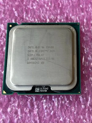 Intel Core 2 Duo E8400 3.00GHz Processor - Socket 775 - SLB9J - Tested - Image 1 of 2