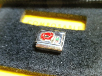 ** Подлинный номинации красный мак Серебряный подвеска RRP £25 ** - Изображение 1 из 3