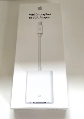 Apple Mini DisplayPort Thunderbolt to VGA 15 pin Female Cable Adapter A1307 - Image 1 of 4