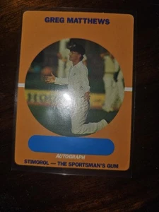 Scanlens 1989 Vintage Cricket Trading Card #19 Greg Matthews Australia - Picture 1 of 2