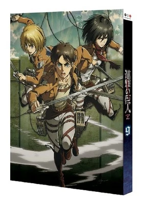 Attack on Titan Vol.9 First Limited Edition Blu-ray Japan Shingeki no Kyojin Foto 1 de 2